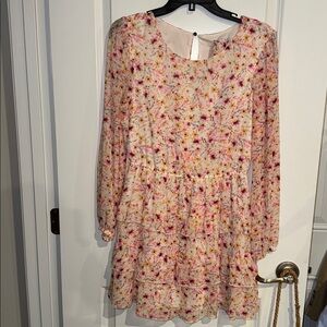 Speechless Pink and White Floral Dress